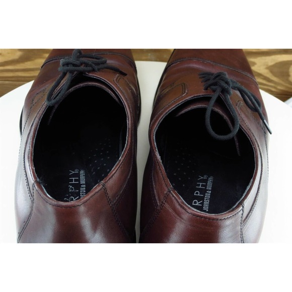J. Murphy Shoes Sz 13 M Brown Derby Oxfords Leather Men 5911703 - Picture 7 of 10